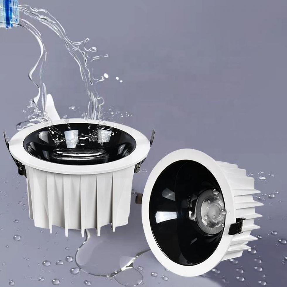 Fully IP65 waterproof recessed LED Downlight with IP67 Driver